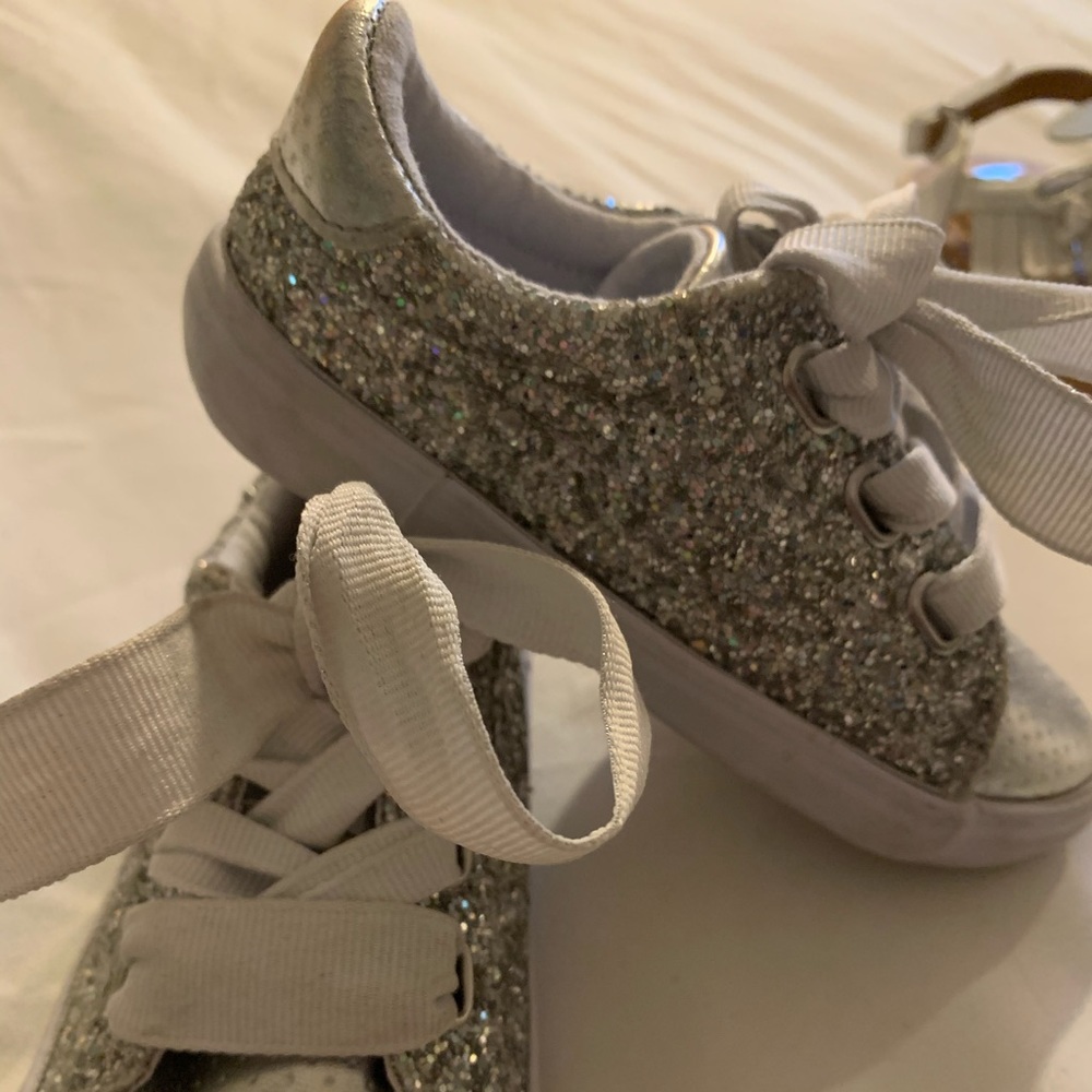 Cat & Jack Toddler Girls Glitter Sneakers